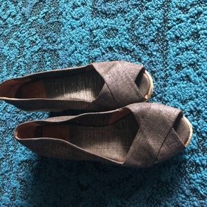 Tory Burch Brown Wedges
